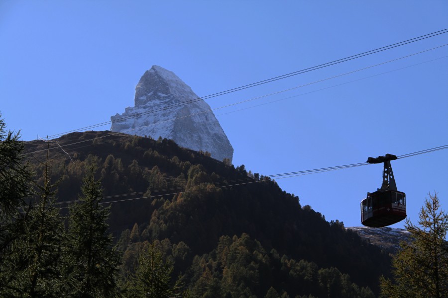 Luftseilbahn Zermatt-Furi, Oktober 2011