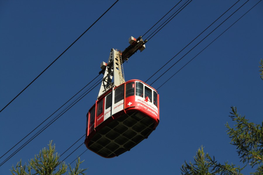 Luftseilbahn Zermatt-Furi, Oktober 2011