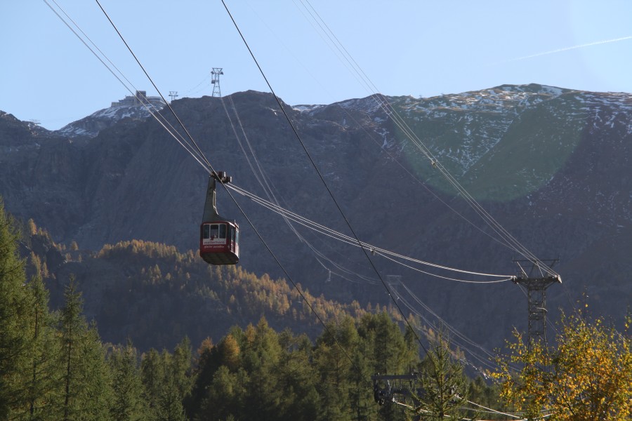 Luftseilbahn Zermatt-Furi, Oktober 2011