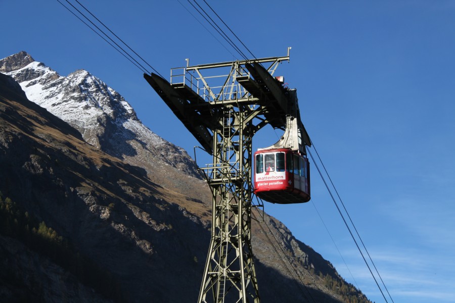 Luftseilbahn Zermatt-Furi, Oktober 2011