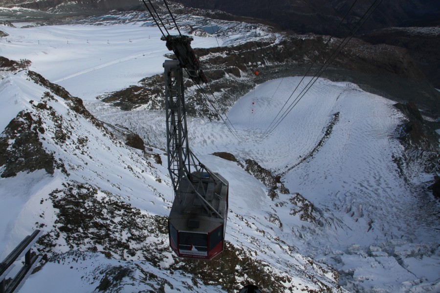 Luftseilbahn Trockener Steg-Klein Matterhorn, Oktober 2011