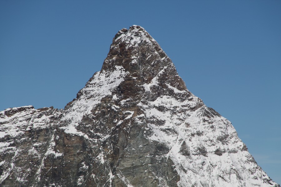 Blick zum Matterhorngipfel, Oktober 2011