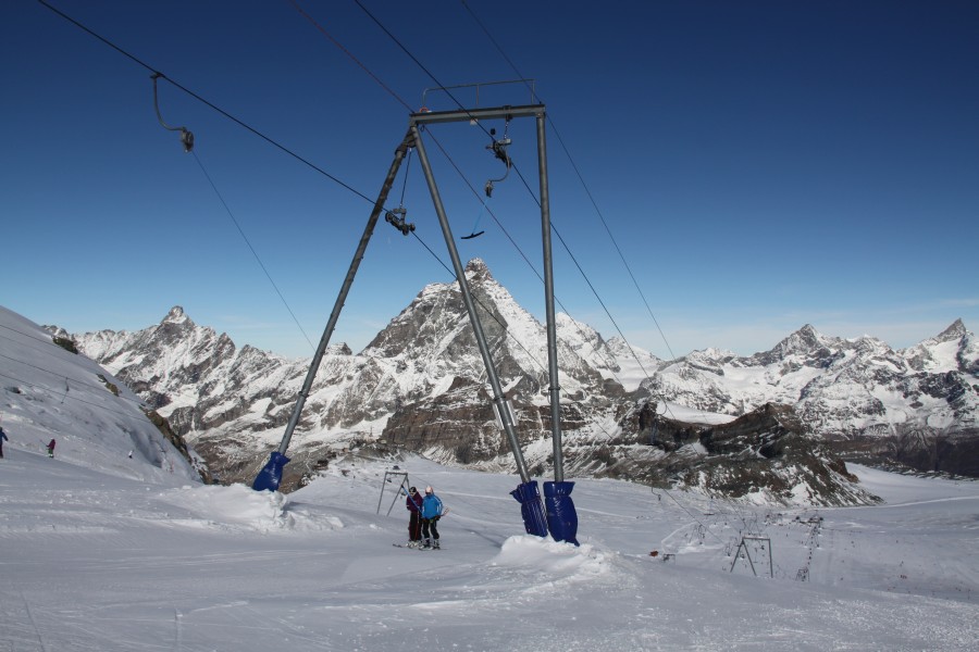 Schlepplift Plateau Rosa, Oktober 2011