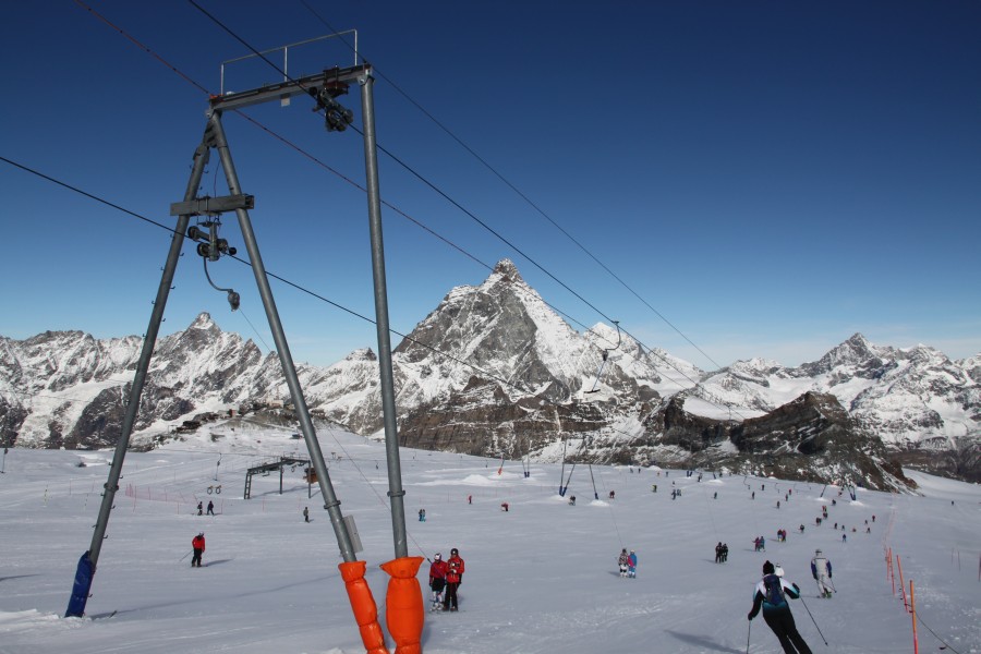 Schlepplift Plateau Rosa, Oktober 2011