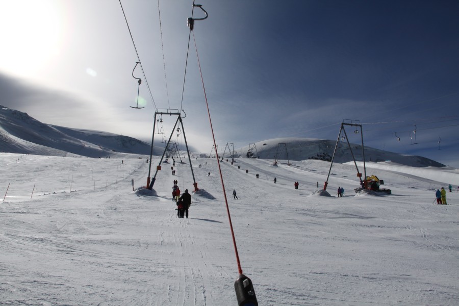 Schlepplift Plateau Rosa, Oktober 2011