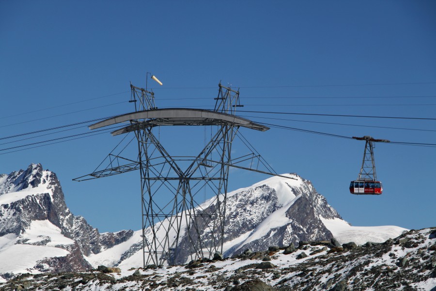 Luftseilbahn Trockener Steg-Klein Matterhorn, Oktober 2011
