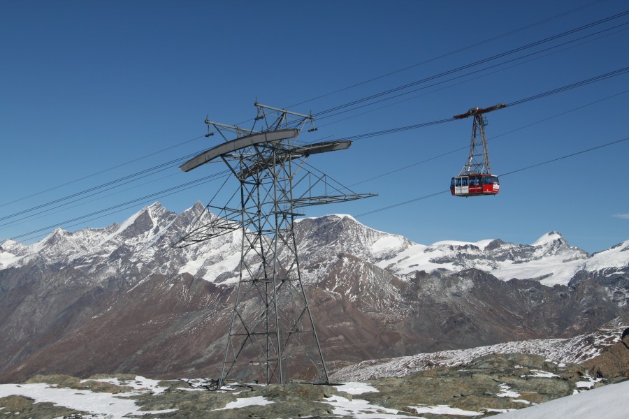 Luftseilbahn Trockener Steg-Klein Matterhorn, Oktober 2011