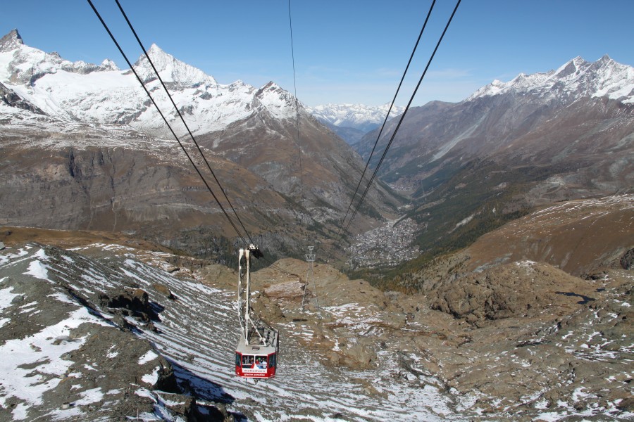 Luftseilbahn Furi-Trockener Steg, Oktober 2011