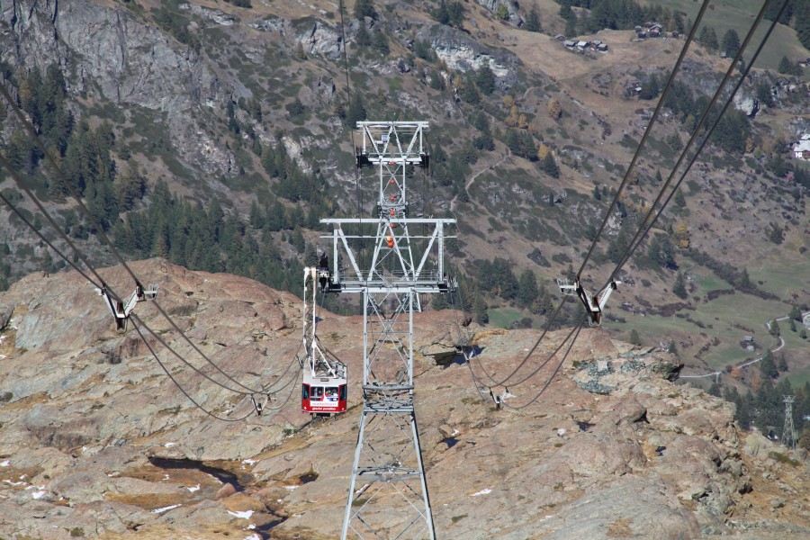 Luftseilbahn Furi-Trockener Steg, Oktober 2011