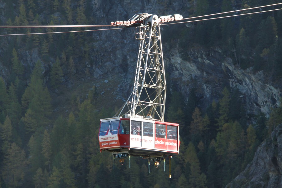 Luftseilbahn Furi-Trockener Steg, Oktober 2011