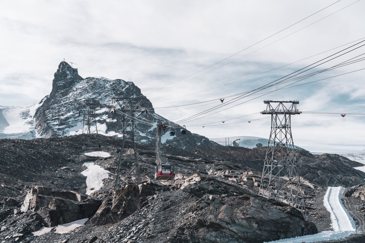 Luftseilbahn Trockener Steg-Klein Matterhorn, September 2019