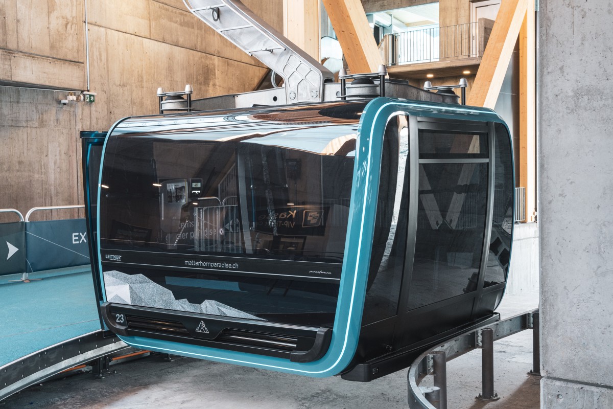 Talstation der Kabinenbahn Trockener Steg-Klein Matterhorn, September 2019