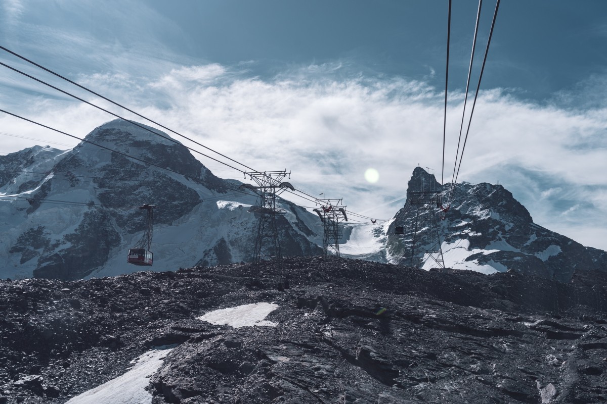 Kabinenbahn Trockener Steg-Klein Matterhorn, September 2019