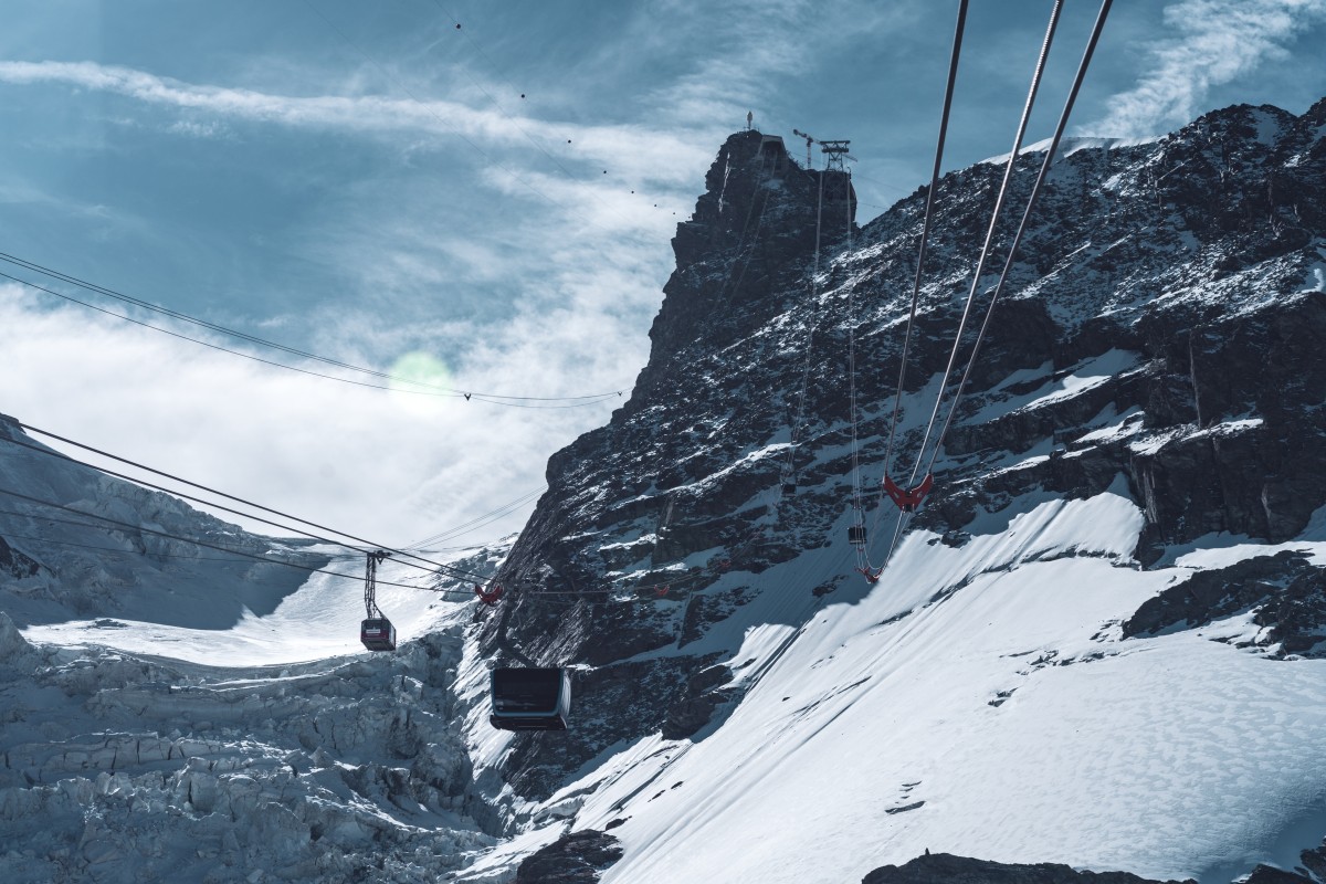 Kabinenbahn Trockener Steg-Klein Matterhorn, September 2019