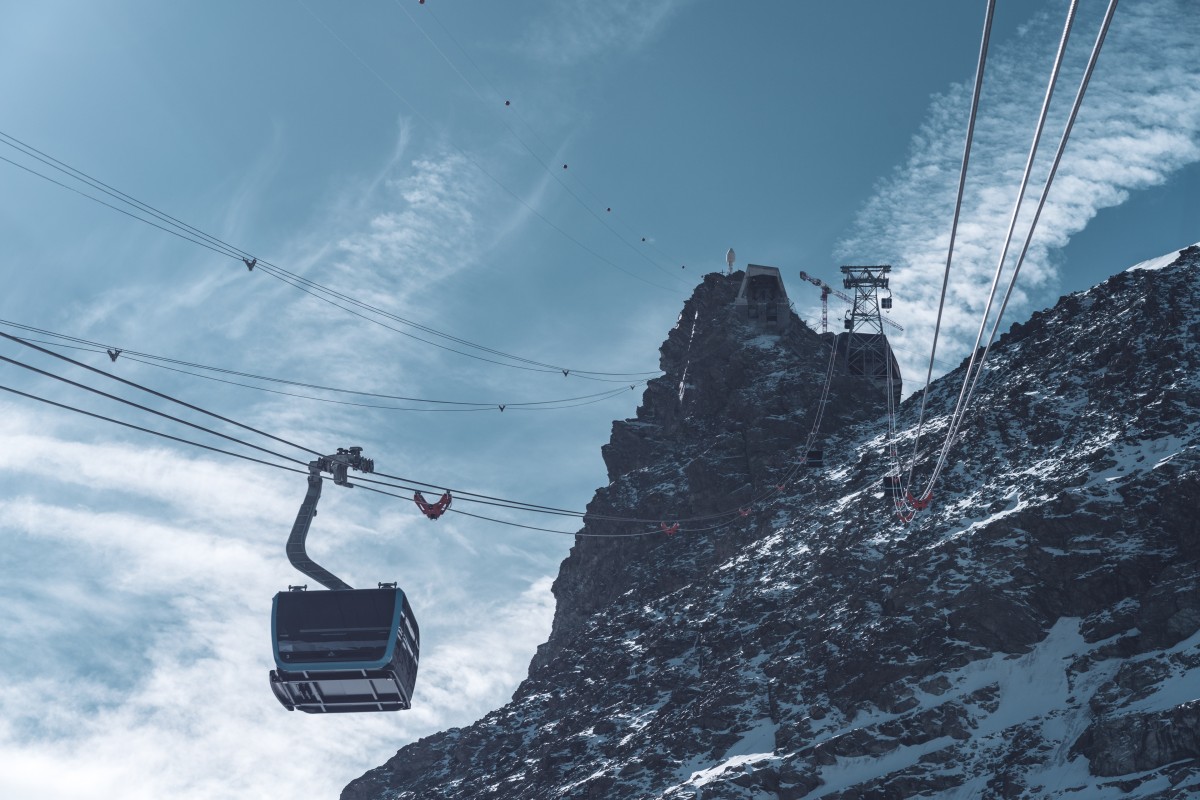 Kabinenbahn Trockener Steg-Klein Matterhorn, September 2019