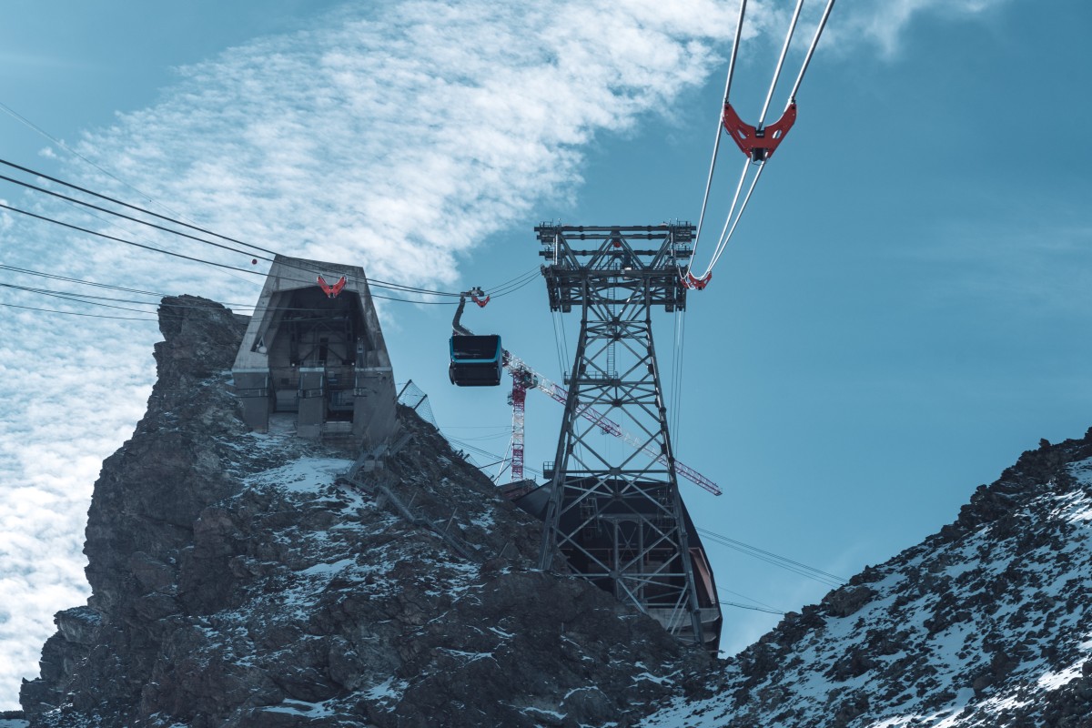 Kabinenbahn Trockener Steg-Klein Matterhorn, September 2019