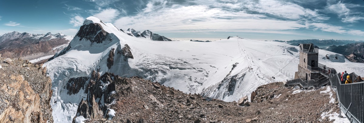 Panorama vom Klein Matterhorn, September 2019
