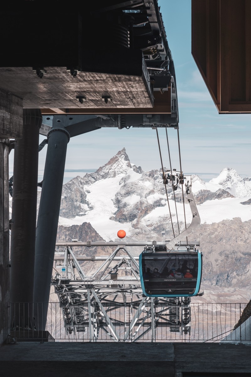 Kabinenbahn Trockener Steg-Klein Matterhorn, September 2019