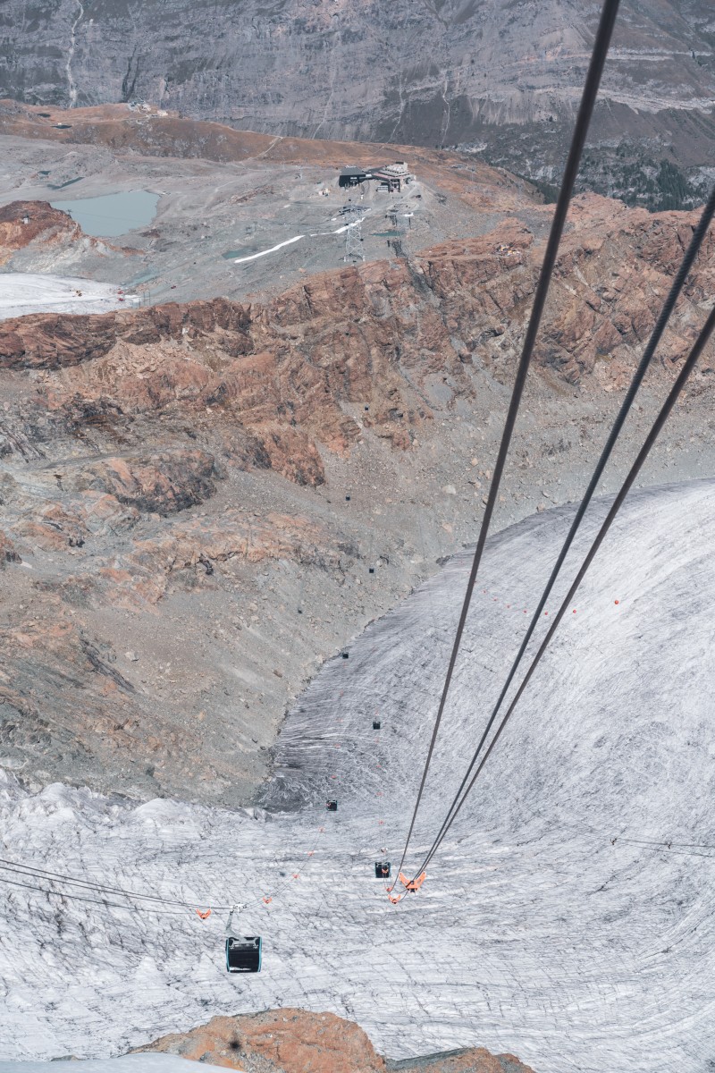 Kabinenbahn Trockener Steg-Klein Matterhorn, September 2019