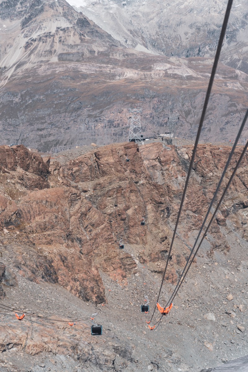 Kabinenbahn Trockener Steg-Klein Matterhorn, September 2019