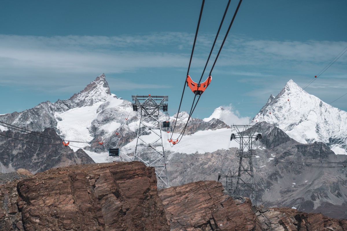 Kabinenbahn Trockener Steg-Klein Matterhorn, September 2019