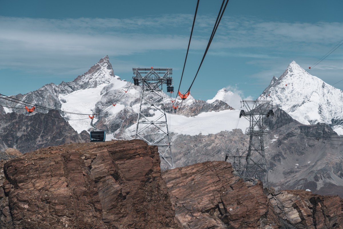 Kabinenbahn Trockener Steg-Klein Matterhorn, September 2019