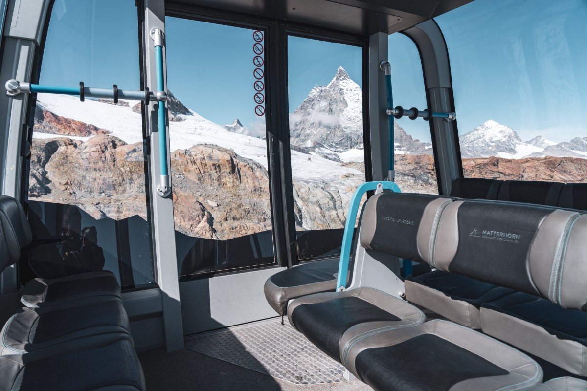 Kabinenbahn Trockener Steg-Klein Matterhorn, September 2019