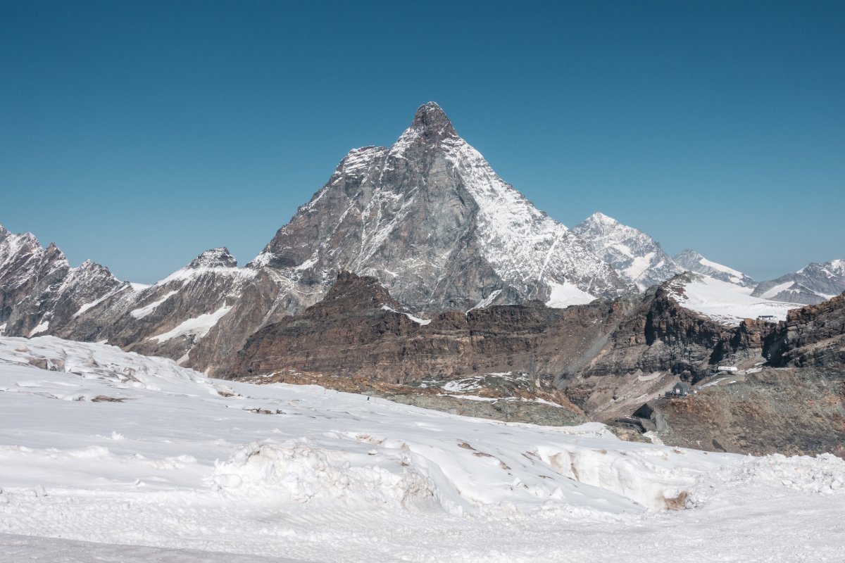 Matterhorn mit Furggengrat und Theodulpass, September 2020