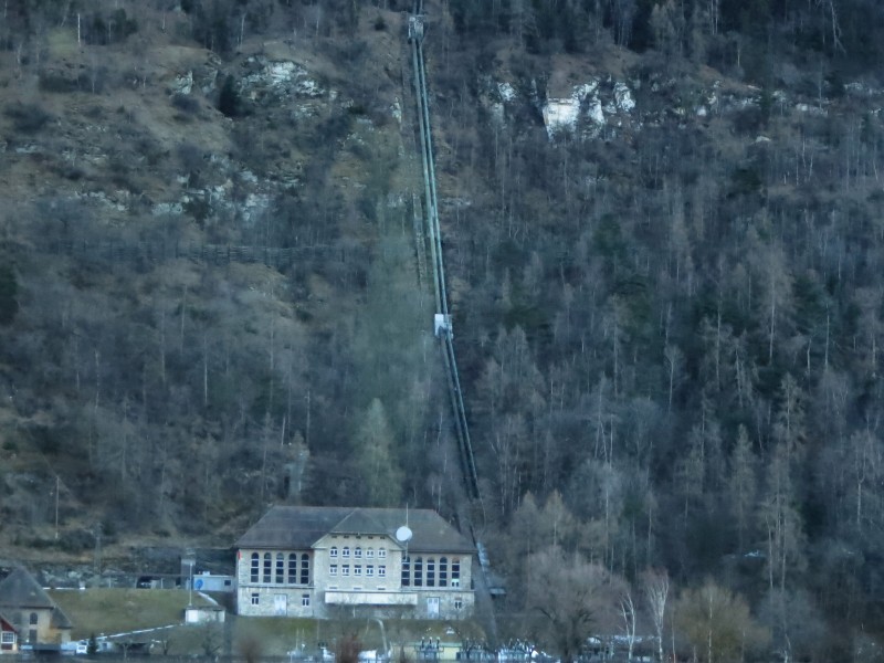Standseilbahn Kraftwerk Oberems (Turtmann)